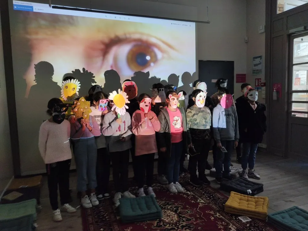 “Cultural Class” : creation of a photographic exhibition with a CM2 class - 36 © Benoît Labourdette 2022.