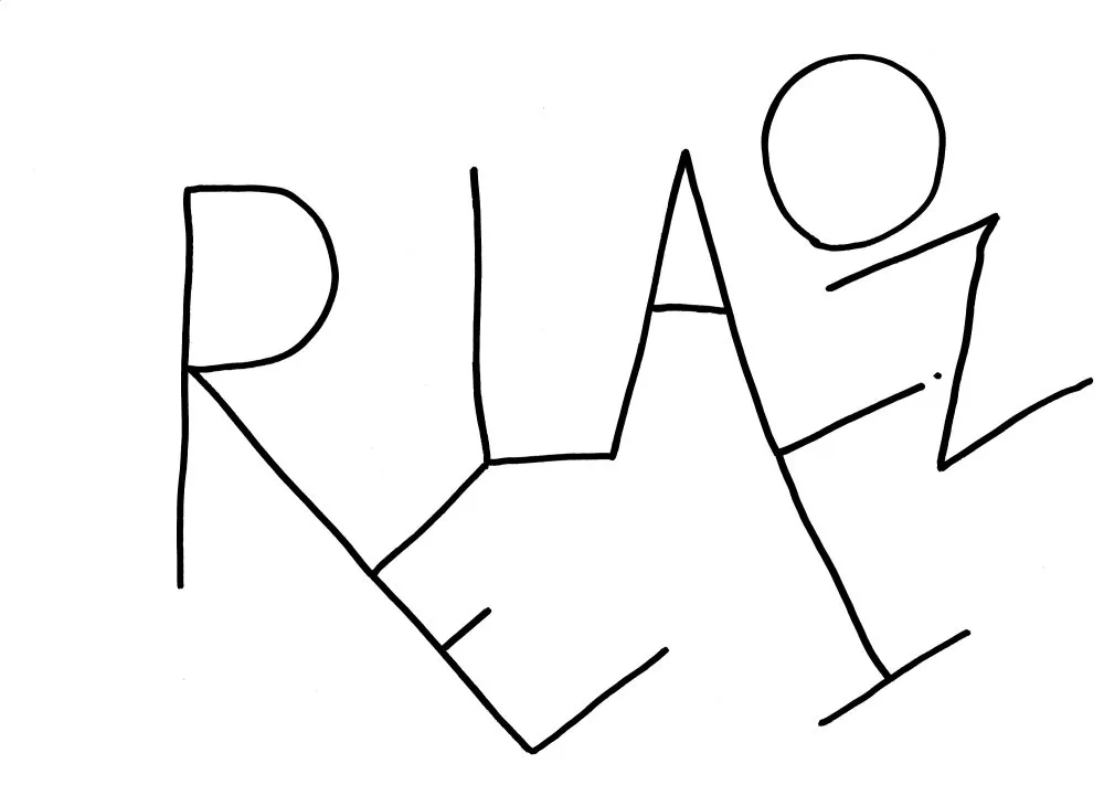 Calligraphies #11 - 1 © Benoît Labourdette 2018.
