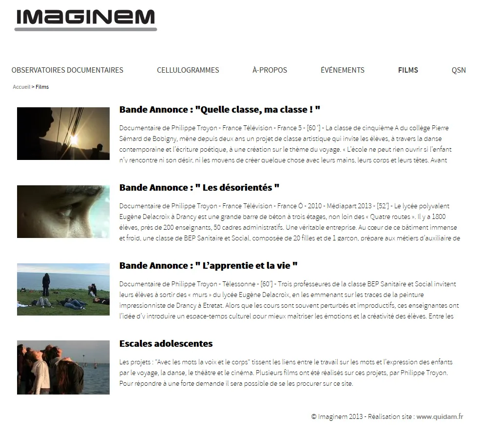 Site web www.imaginem.fr - 1 © Benoît Labourdette 2013.