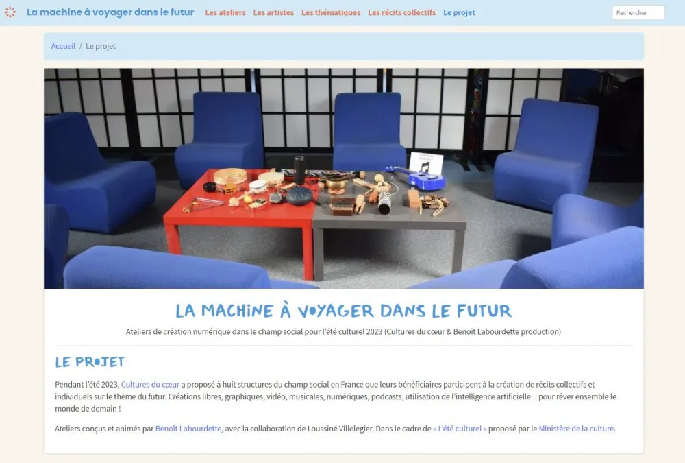“The future machine” website - 46 © Benoît Labourdette 2023.