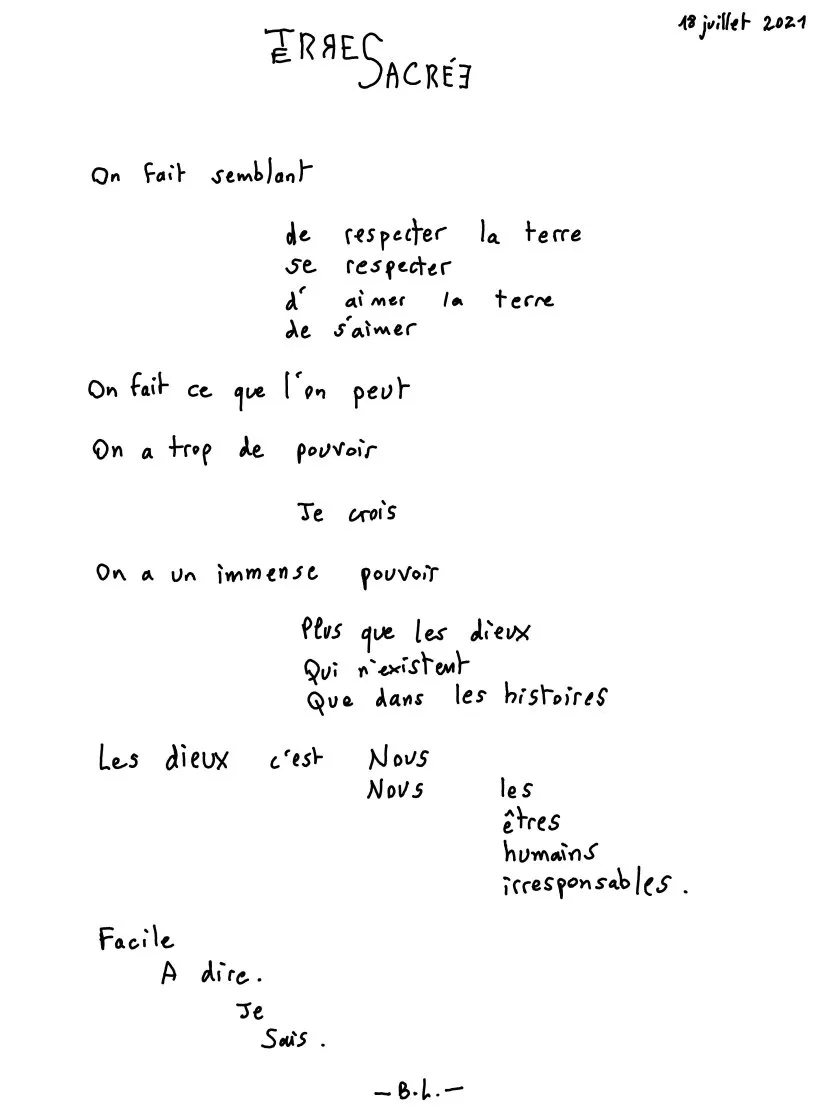Terre sacrée. © Benoît Labourdette.
