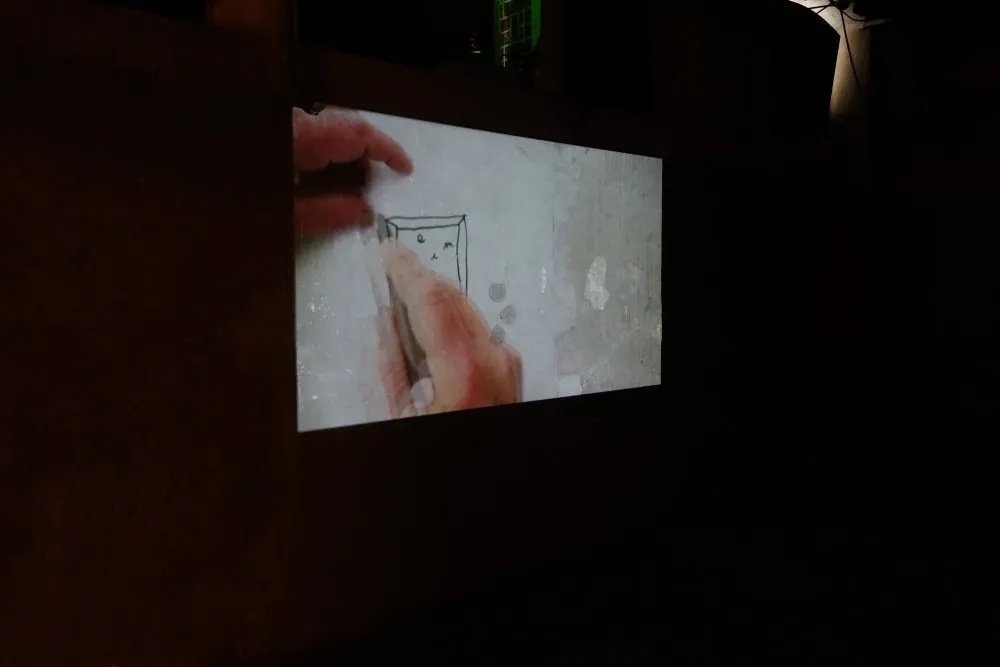Smugglers images national metting 2016 : pico-projection workshop - 4 © Benoît Labourdette 2016.