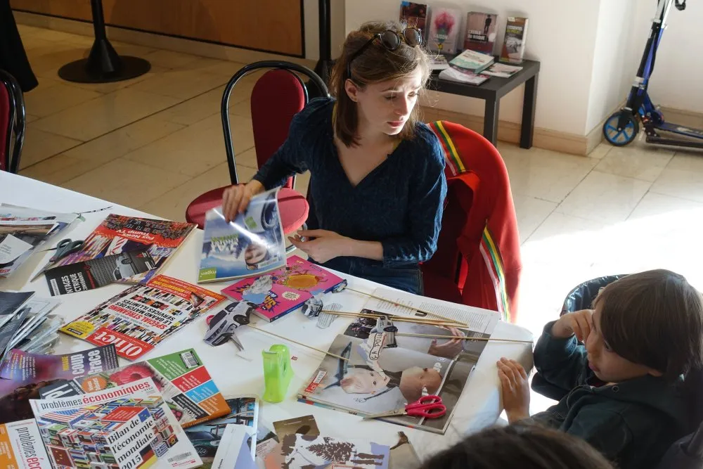 Les Lilas town: day of cut paper films - 11 © Benoît Labourdette 2019.
