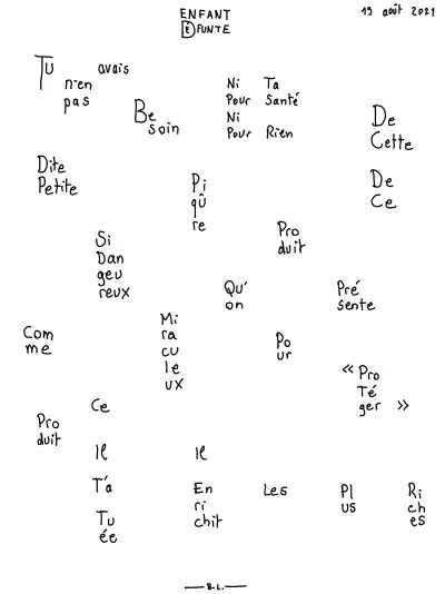 Enfant défunte