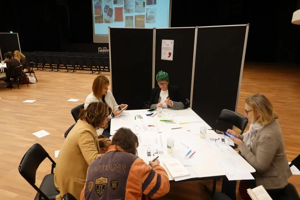 Design of a professional day on “Artistic and digital practices for young people” - 8 © Benoît Labourdette 2023.