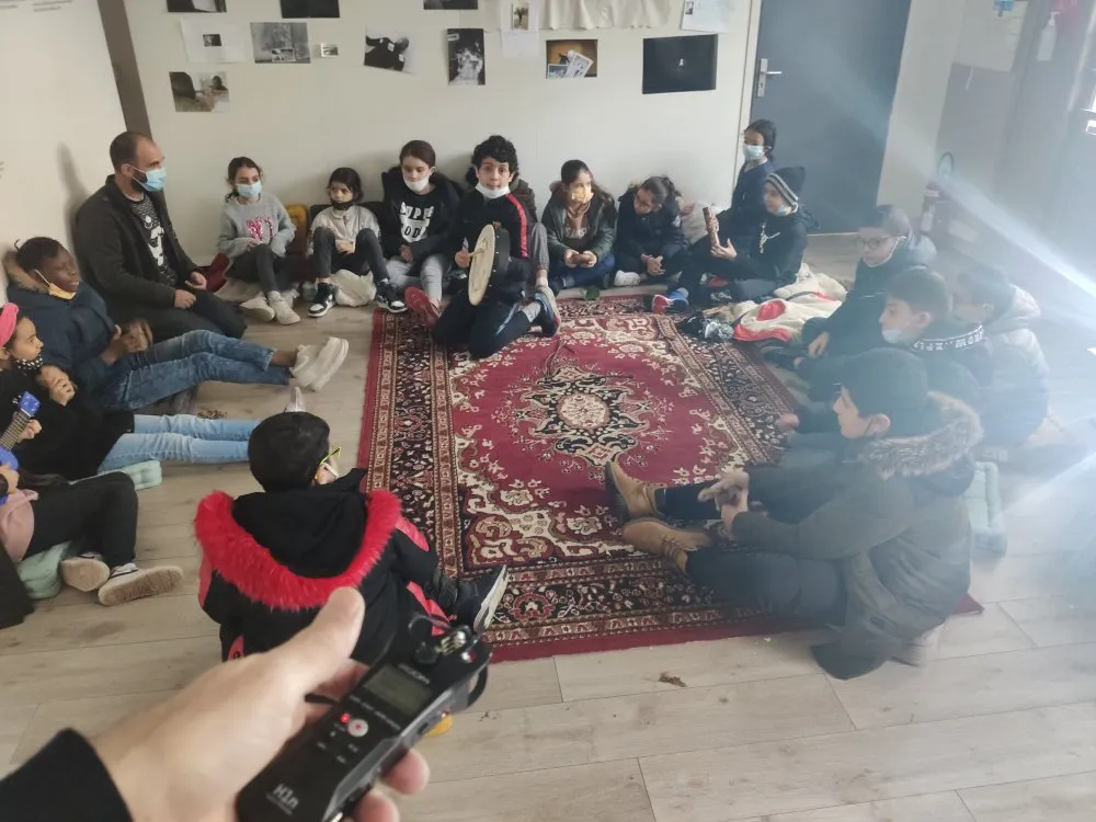 “Cultural Class” : creation of a photographic exhibition with a CM2 class - 17 © Benoît Labourdette 2022.