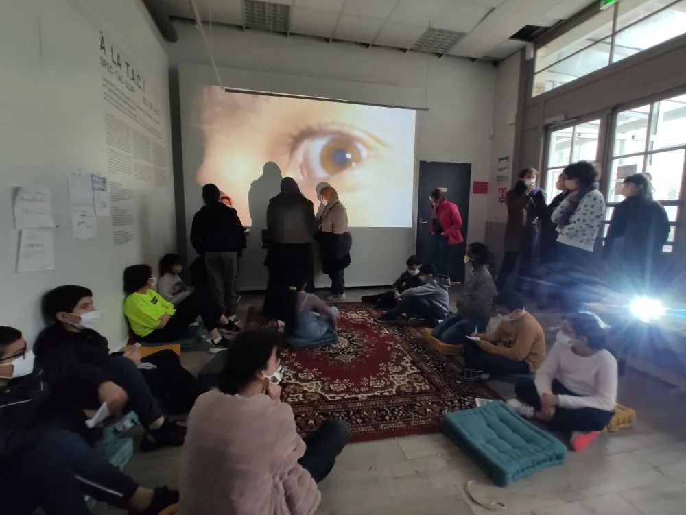 “Cultural Class” : creation of a photographic exhibition with a CM2 class - 34 © Benoît Labourdette 2022.