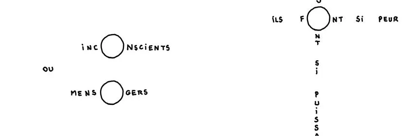 Mots non prononcés