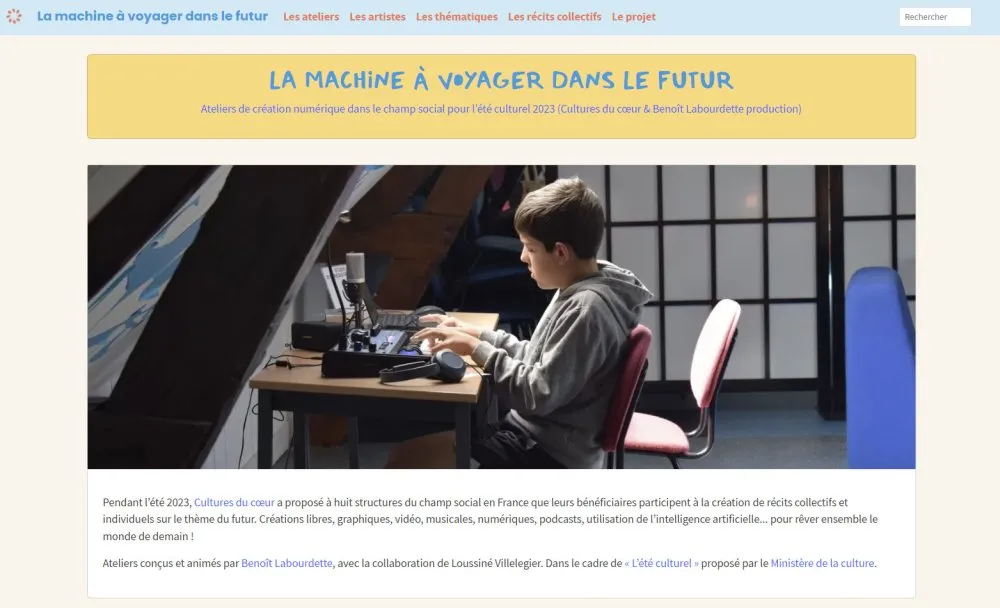 “The future machine” website - 47 © Benoît Labourdette 2023.