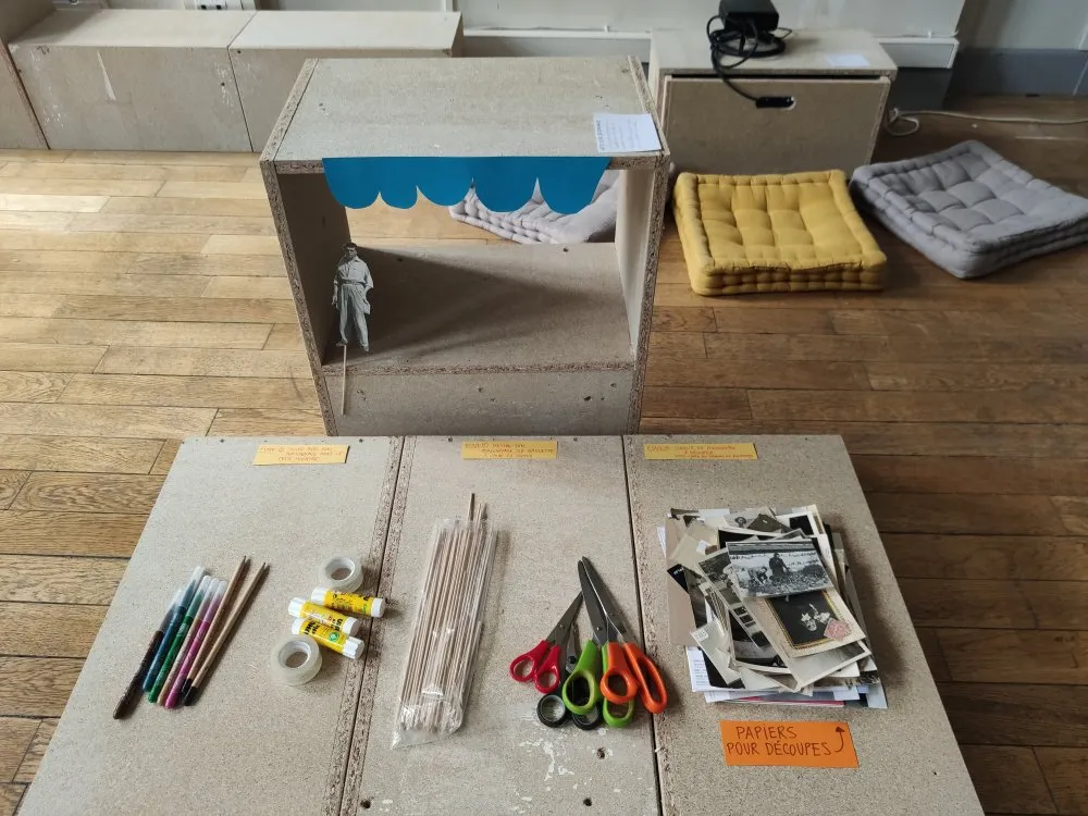Stage de création d'exposition photographique pluridisciplinaire - 8 © Benoît Labourdette 2024.