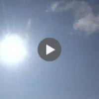 Sun in front