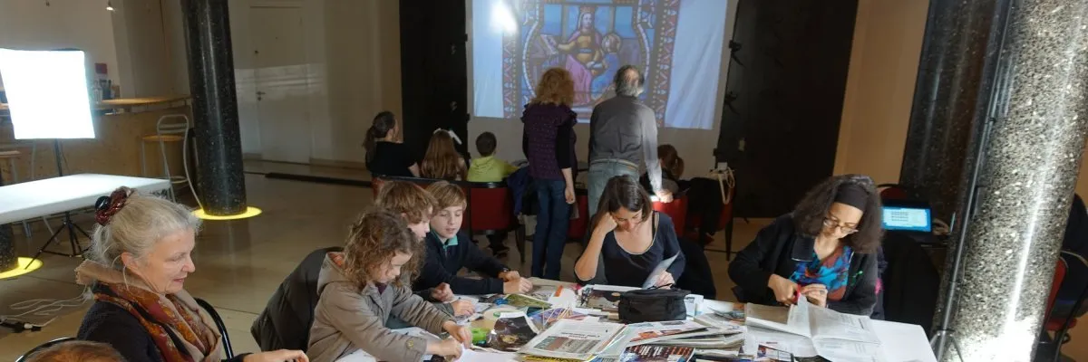 Les Lilas town: day of cut paper films