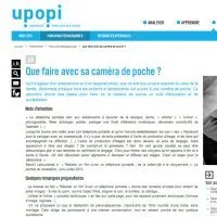 UPOPI : « Que faire avec sa caméra de poche ? »
