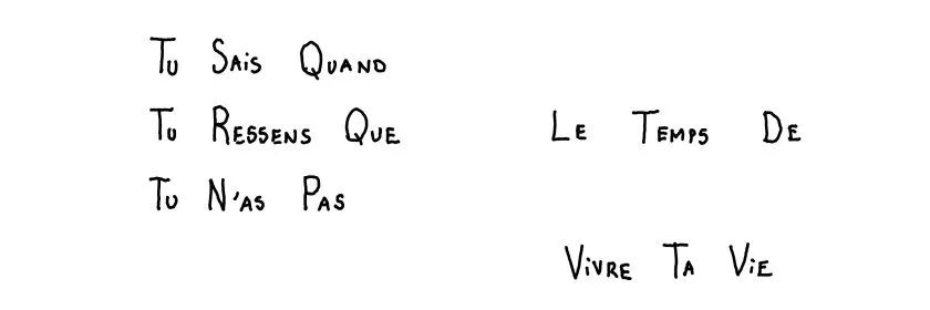Imagine l'absence
