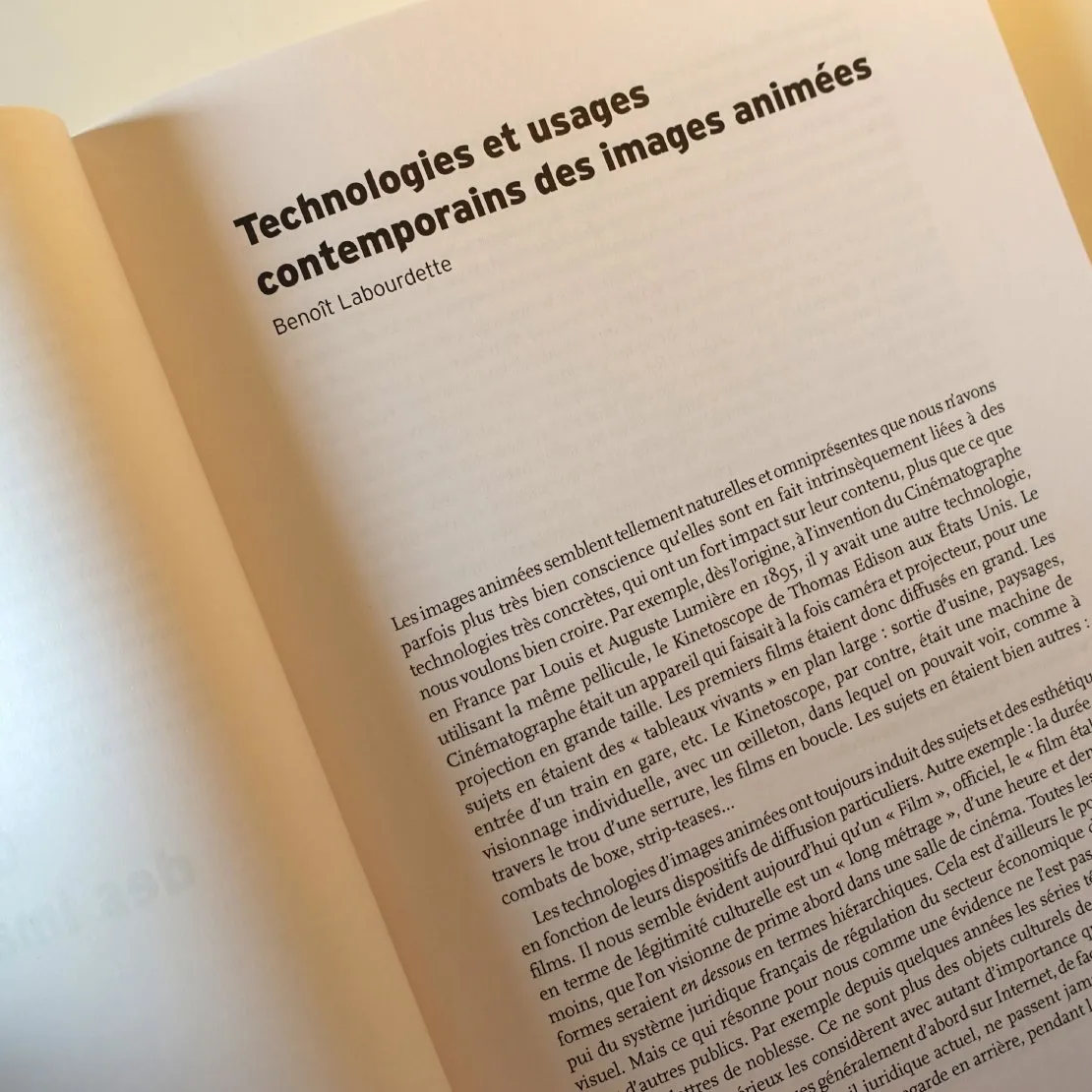 Mediathemes magazine: “Technologies and contemporary uses of moving images”. © Benoît Labourdette.