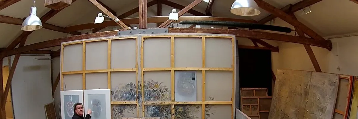 Richard Texier au travail