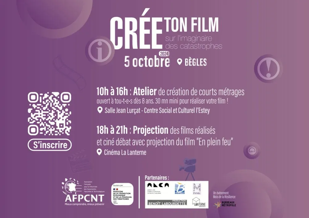 Create your own film about imaginary disasters - © Benoît Labourdette 2024.