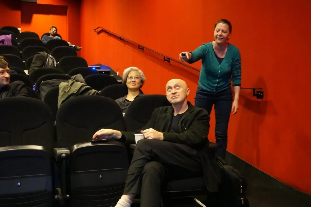 Colloquium ENS Louis Lumière: forms, experiences and devices: audiovisual production in the face of “immersive” technologies - 5 © Benoît Labourdette 2019.