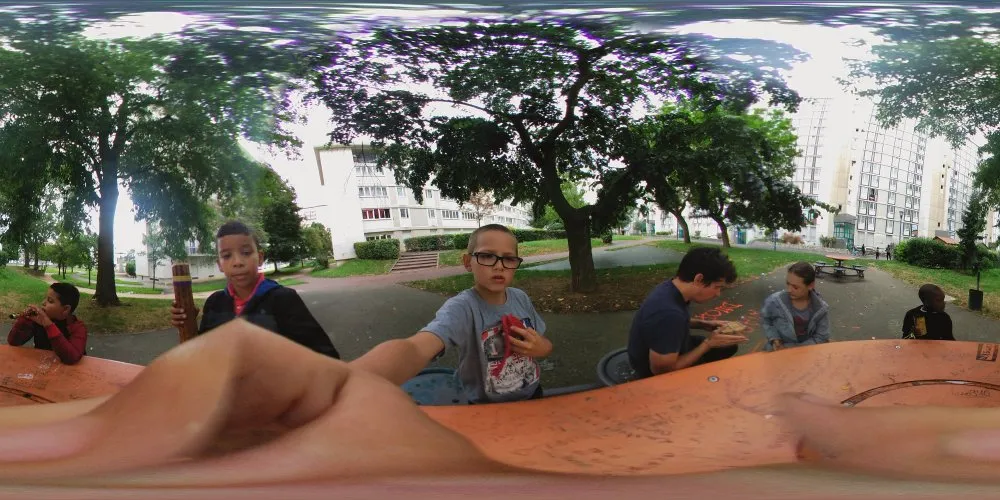 DIA LOG: immersive creation shared with the children of a district of Choisy-le-Roi, “The Navigators” - 23 © Benoît Labourdette 2019.