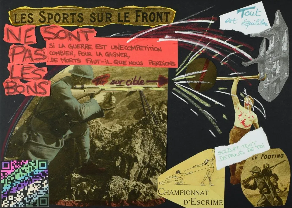 Mémoire du sport dans la grande guerre, création participative d'une exposition photographique - 112 © Benoît Labourdette 2024.
