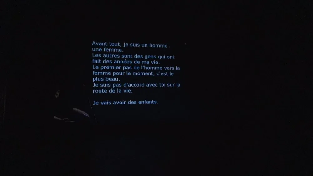 « Bonjour ma belle », spectacle transmédia - 11 © Benoît Labourdette 2016.