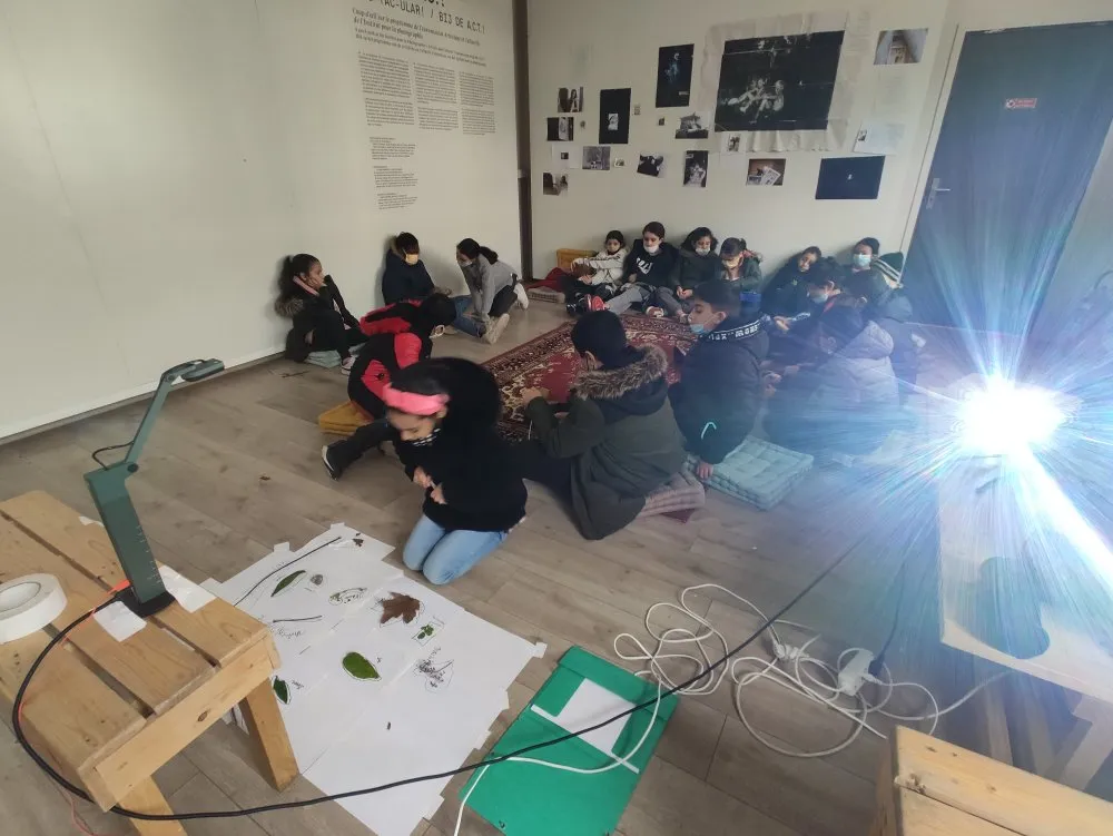 “Cultural Class” : creation of a photographic exhibition with a CM2 class - 16 © Benoît Labourdette 2022.