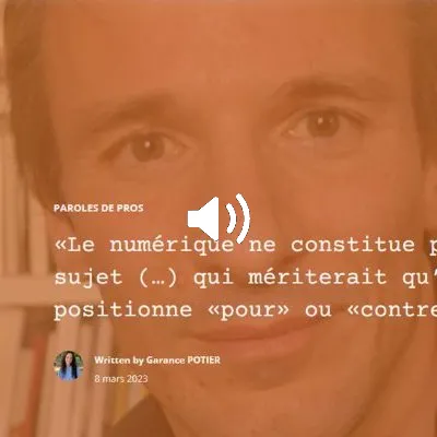 Podcast of the meeting with Benoît Labourdette at the TMNLab café on March 9, 2023 (1h08').