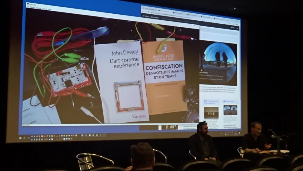 Colloquium ENS Louis Lumière: forms, experiences and devices: audiovisual production in the face of “immersive” technologies - © Benoît Labourdette 2019.
