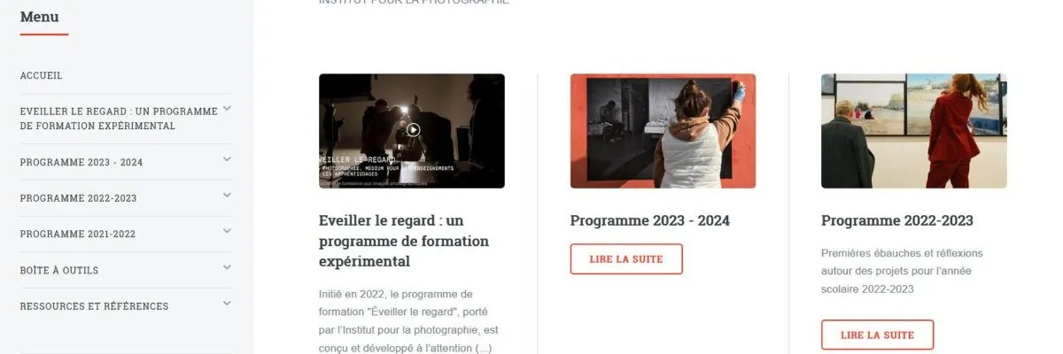 “Awakening the eye” web platform
