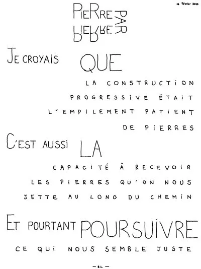 Pierre par pierre