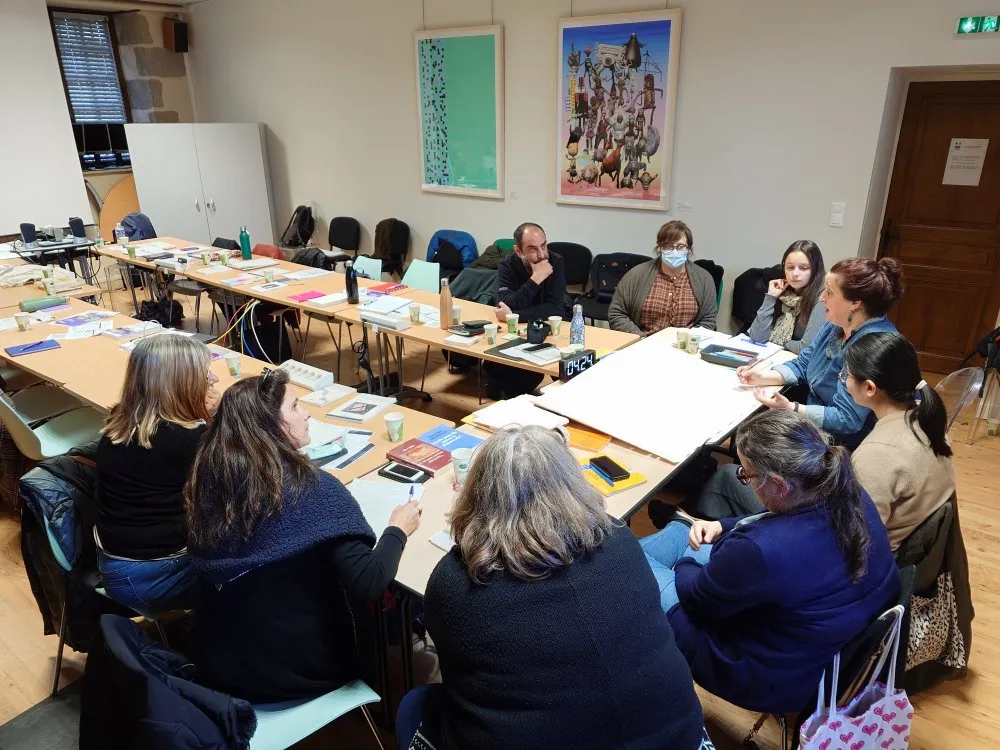 When thirty-five professionals discover their psychosocial skills through creative experience - 16 © Benoît Labourdette 2026.