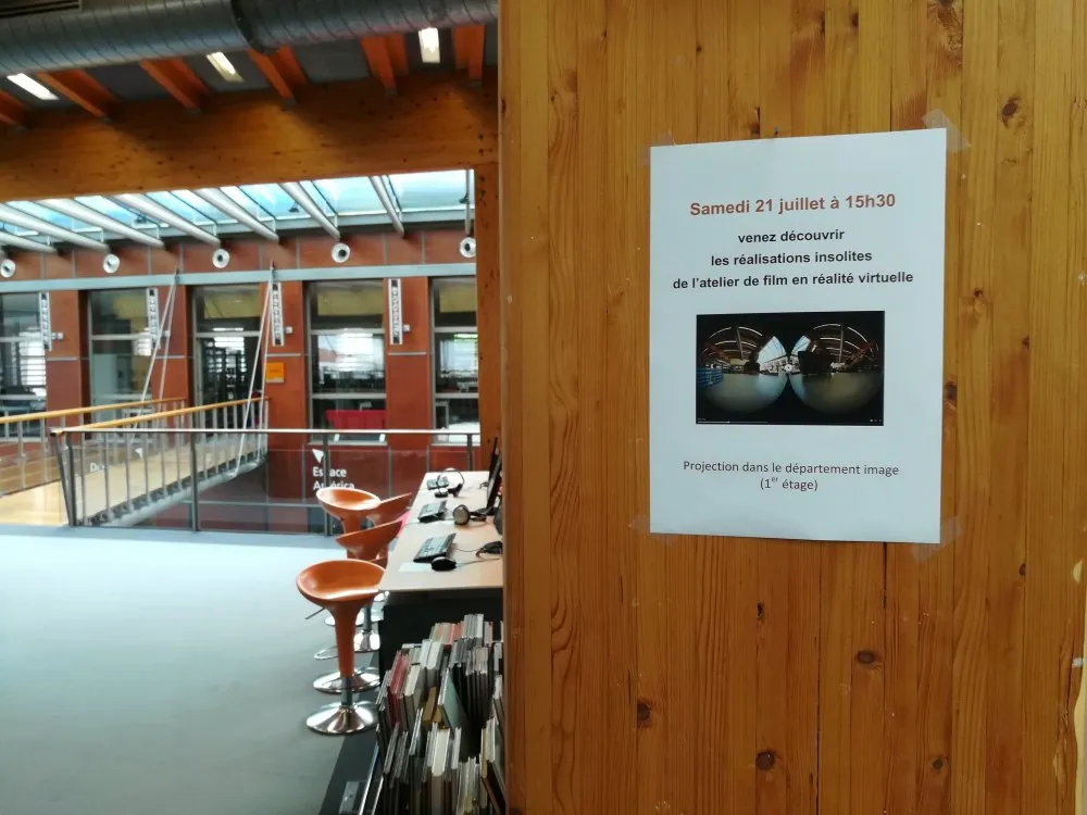Médiathèque de Biarritz : atelier de réalisation de films en VR - 24 © Benoît Labourdette 2018.
