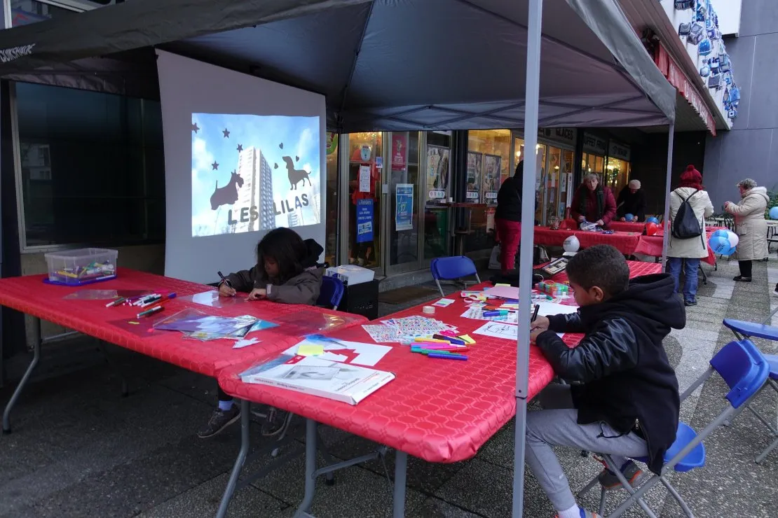Les Lilas city : collaborative photographic storytelling of an event. © Benoît Labourdette.