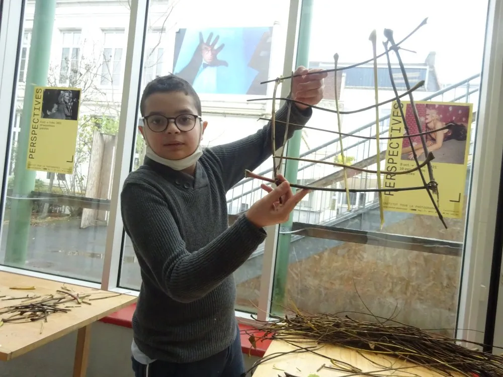 “Cultural Class” : creation of a photographic exhibition with a CM2 class - 102 © Benoît Labourdette 2022.