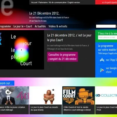 Site web du Jour le plus court