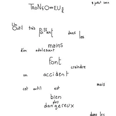 Tronçonneuse