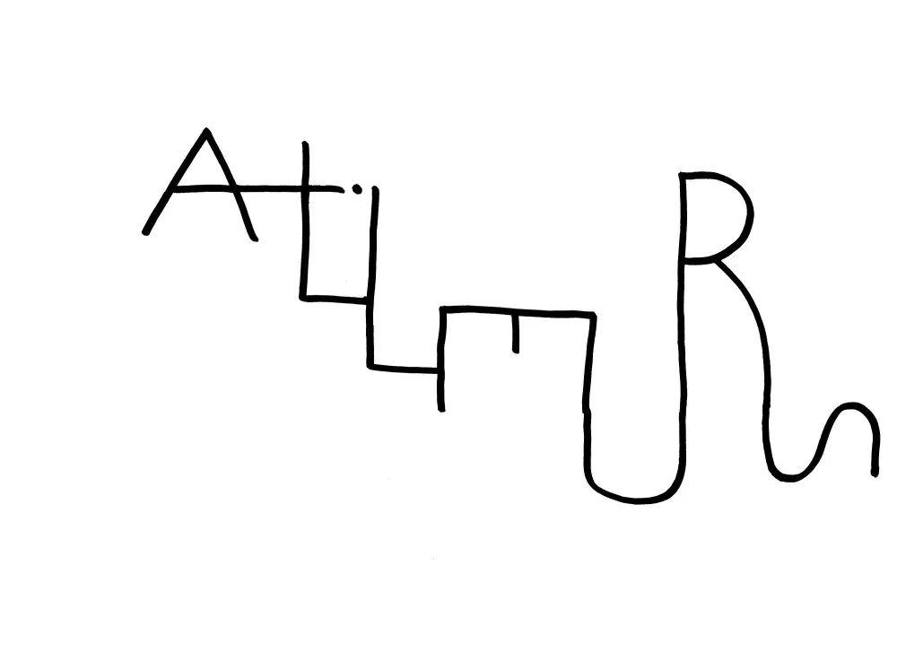 Calligraphy #6 - 13 © Benoît Labourdette 2018.