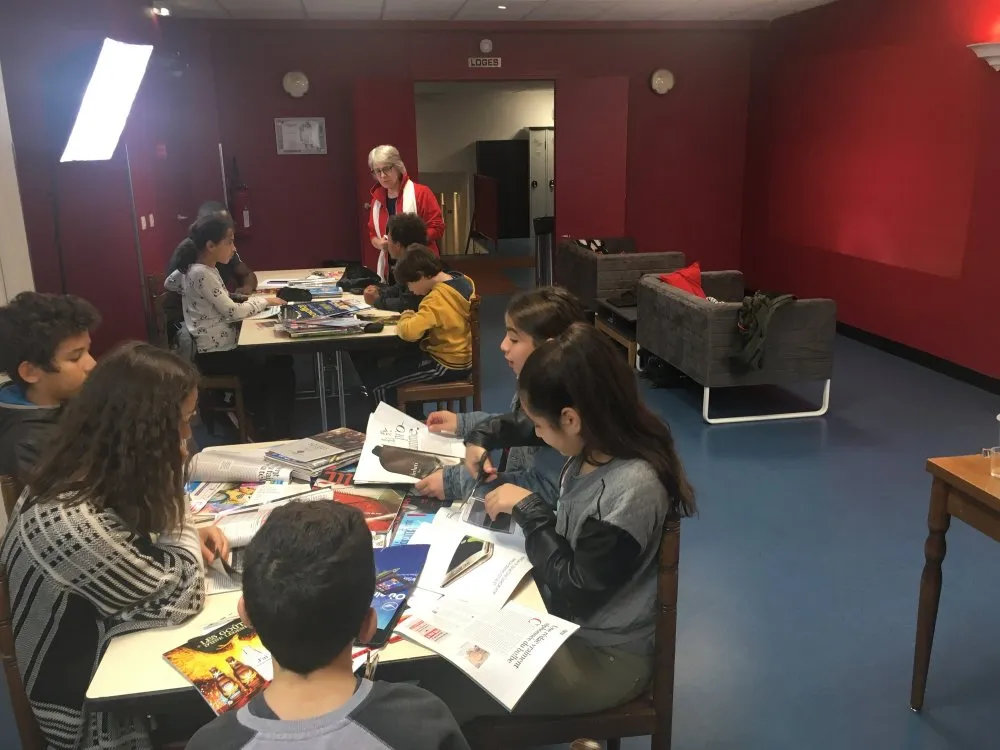 City of Lilas: animated filmmaking workshops for teenagers - 3 © Benoît Labourdette 2018.