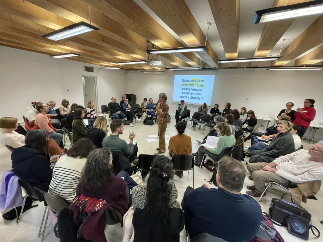 Synthèse du séminaire : « Quelle pédagogie par et pour les droits culturels ? ». © Benoît Labourdette.