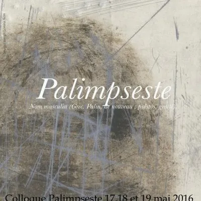 ESAV Toulouse : Exposition du colloque Palimpseste