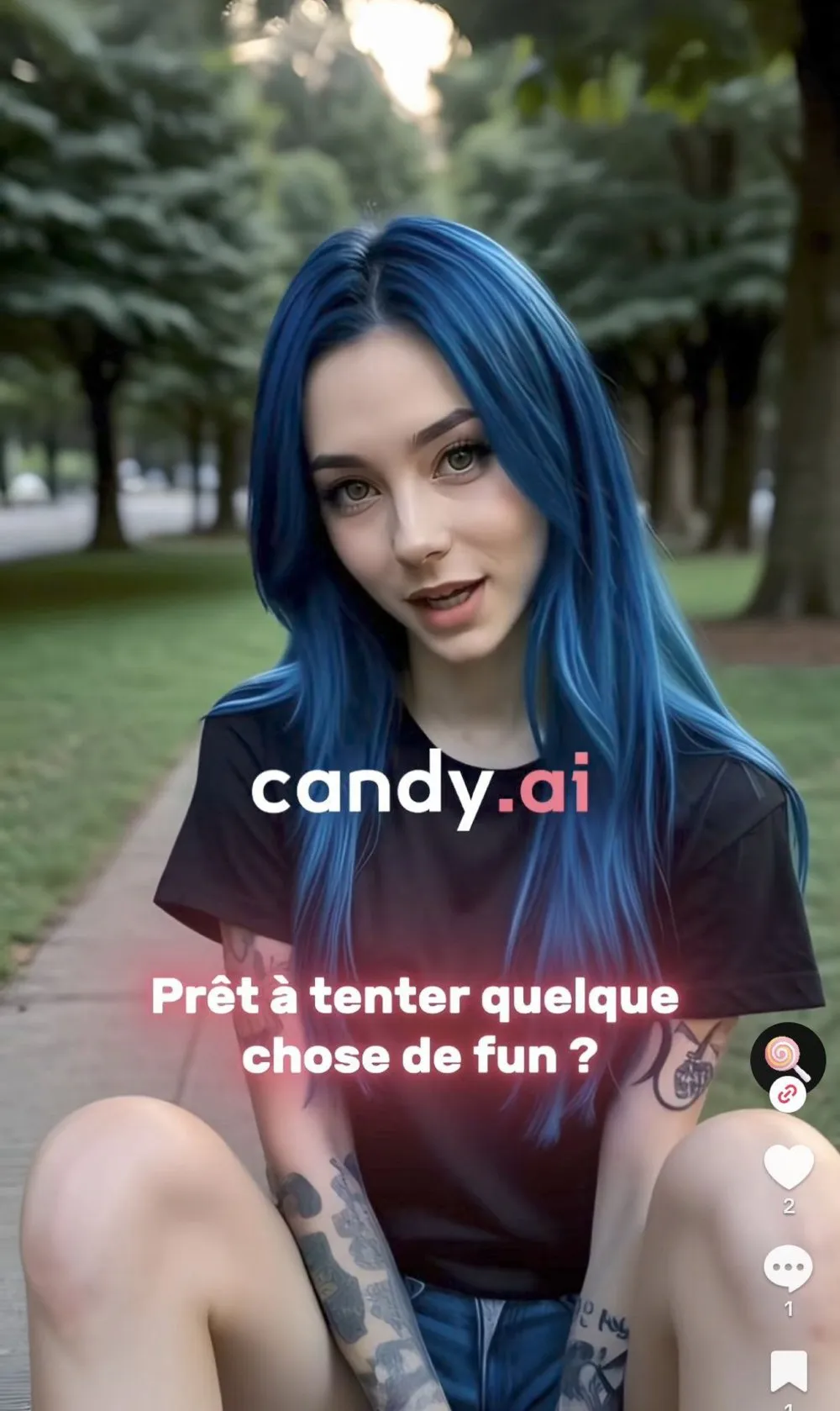 « Crée ta copine I.A. » - 6 © Benoît Labourdette 2025.