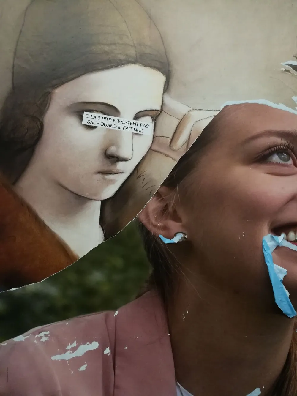 Visages de papier #1 - 3 © Benoît Labourdette 2017.