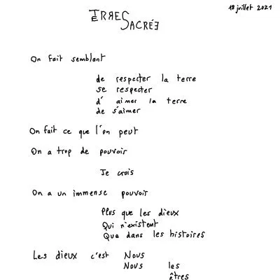 Terre sacrée