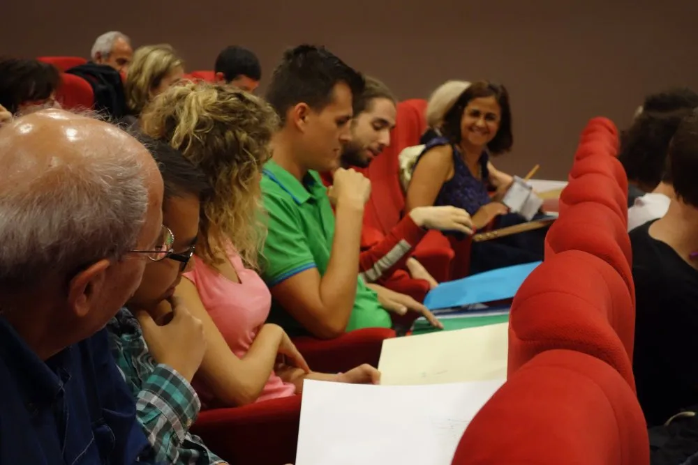 LPMA (universities Paris 6 & 7) : production of a collective film - 2 © Benoît Labourdette 2015.
