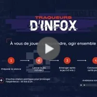 Teaser du jeu « Traqueurs d'infox »