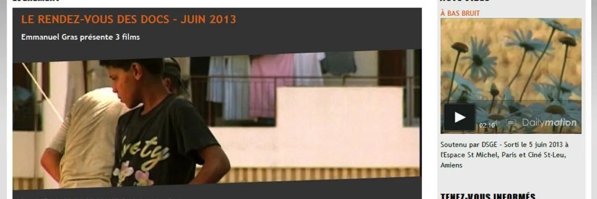 Documentary on Big Screen : Digital Cinema Training
